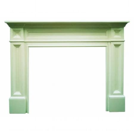 Pearl Mantels Corp Pearl Mantels 140-56 Classique Fireplace Mantel Surround Unfinished 140-56